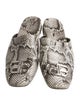 Balenciaga Snakeskin Animal Print Mules