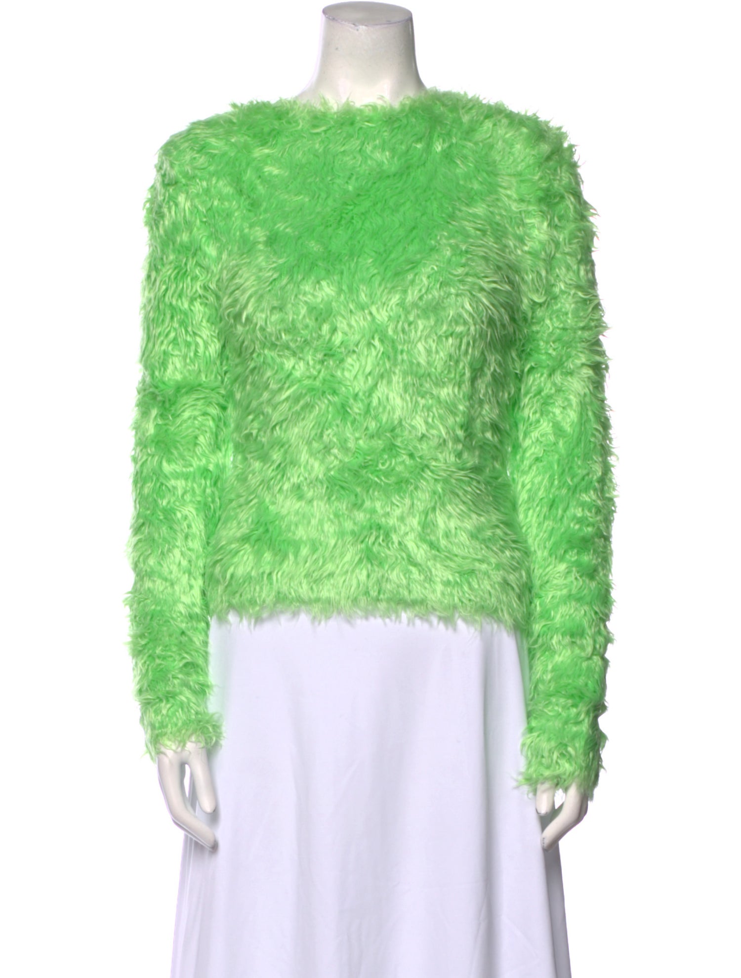 Balenciaga 2018 Faux Fur Sweater