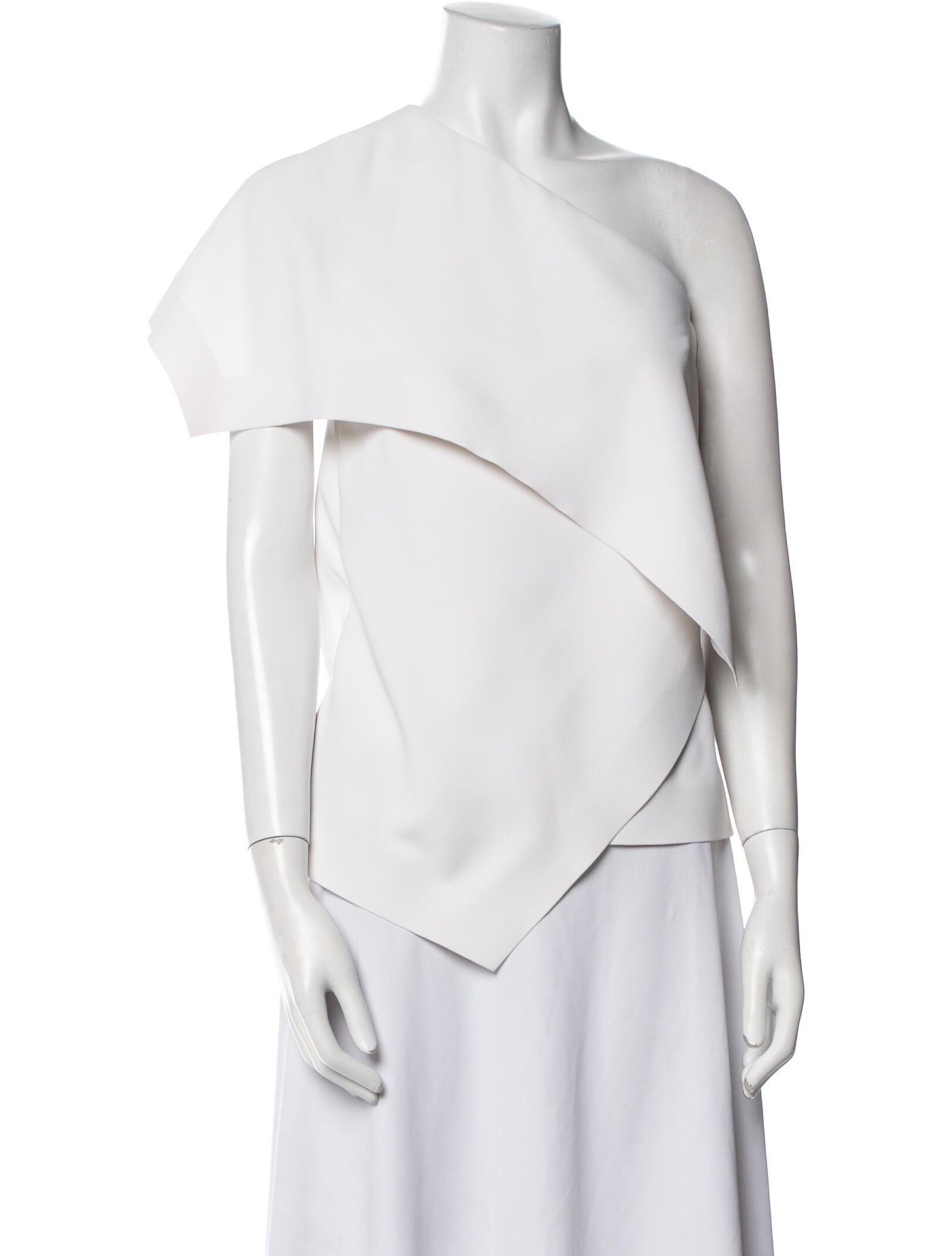 Balenciaga 2014 One-Shoulder Top