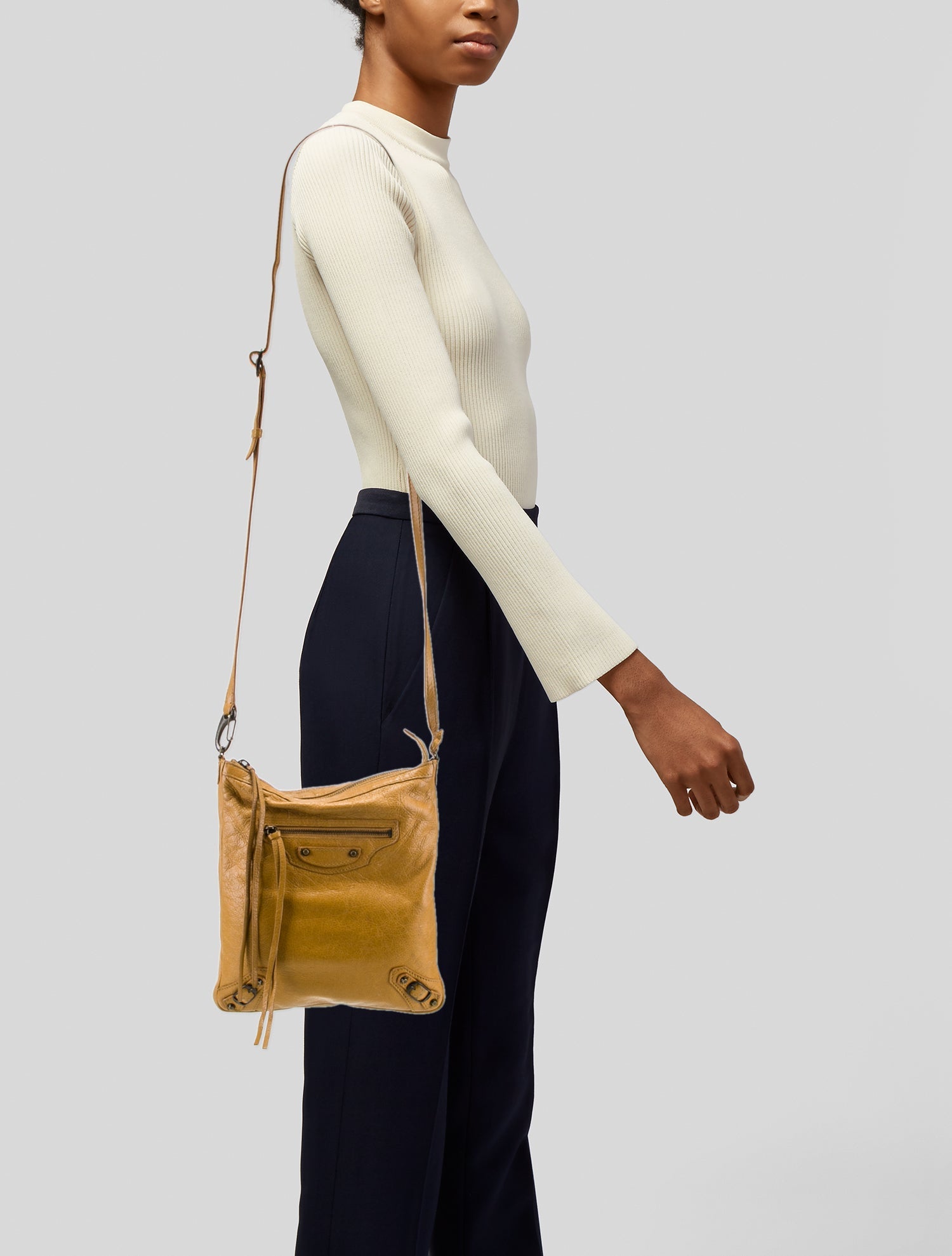 Balenciaga Leather Flat