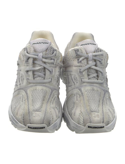 Balenciaga Mesh Distressed Accents Sneakers
