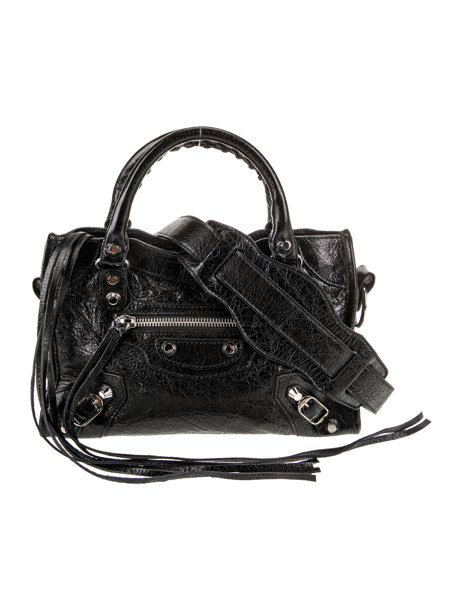 Balenciaga Leather Motocross Classic City Mini