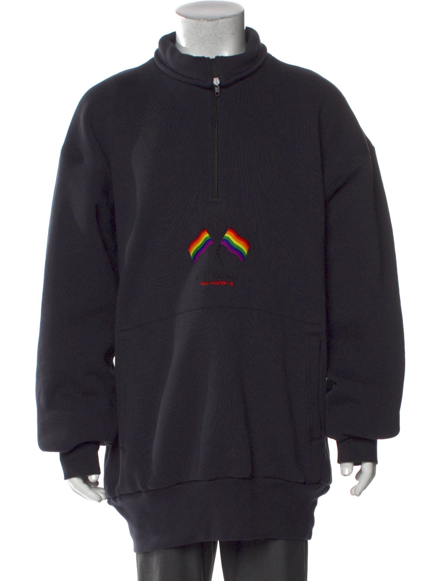 Balenciaga 2018 'Pride Flag' Sweatshirt