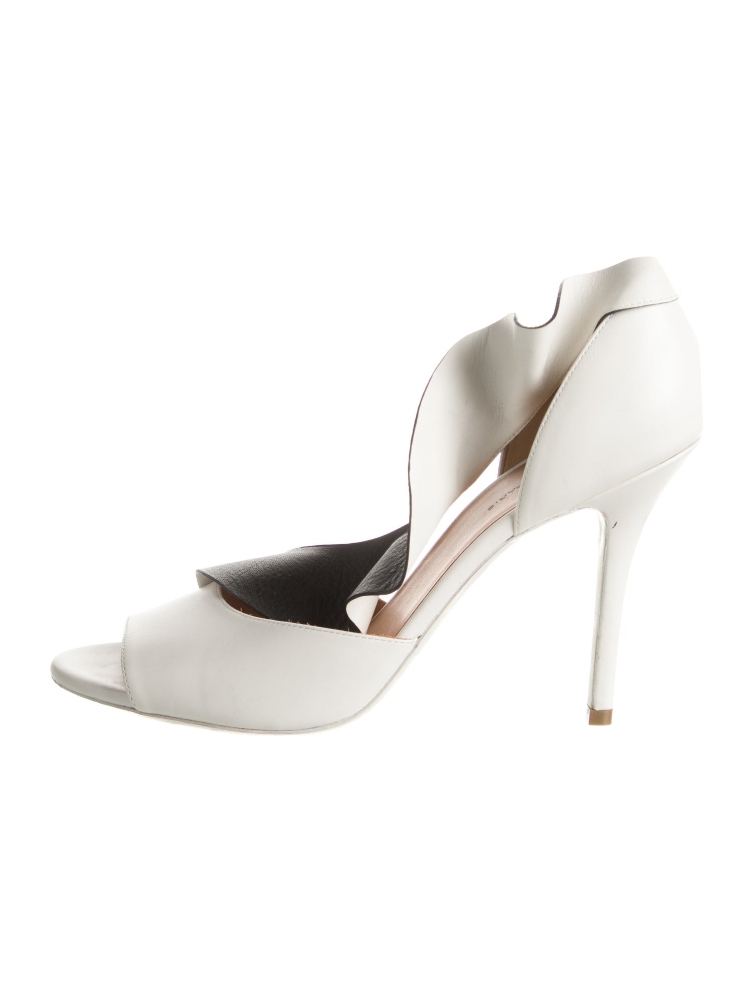 Balenciaga Leather Slingback Sandals