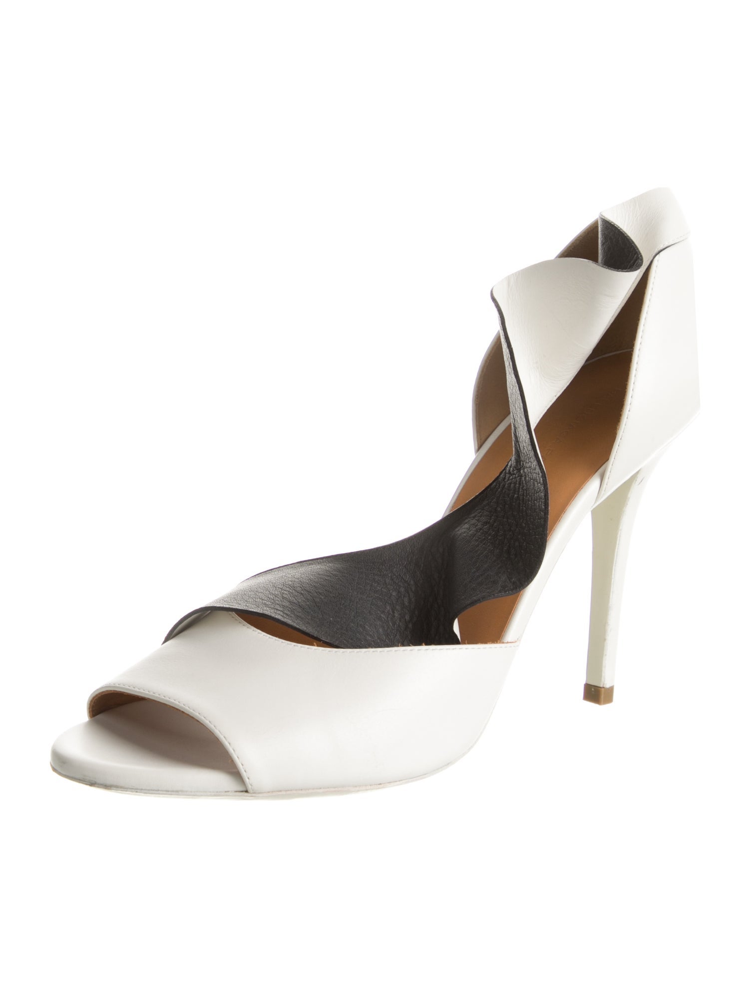 Balenciaga Leather Slingback Sandals