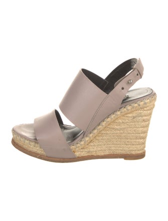 Balenciaga Leather Slingback Sandals