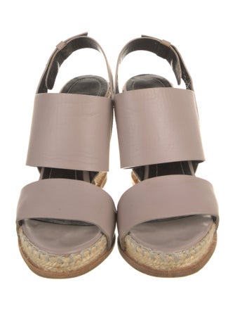 Balenciaga Leather Slingback Sandals
