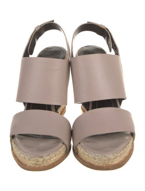 Balenciaga Leather Slingback Sandals