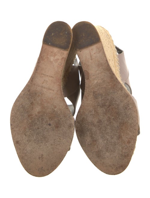 Balenciaga Leather Slingback Sandals