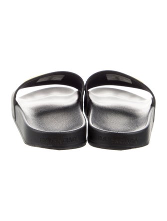 Balenciaga Rubber Printed Slides