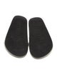 Balenciaga Leather Graphic Print Slides
