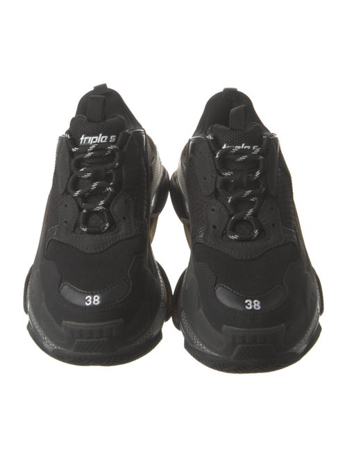 Balenciaga Triple S 'Black Iridescent' Chunky Sneakers