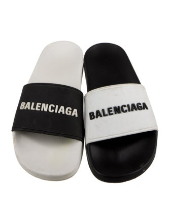 Balenciaga Rubber Printed Slides