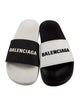 Balenciaga Rubber Printed Slides