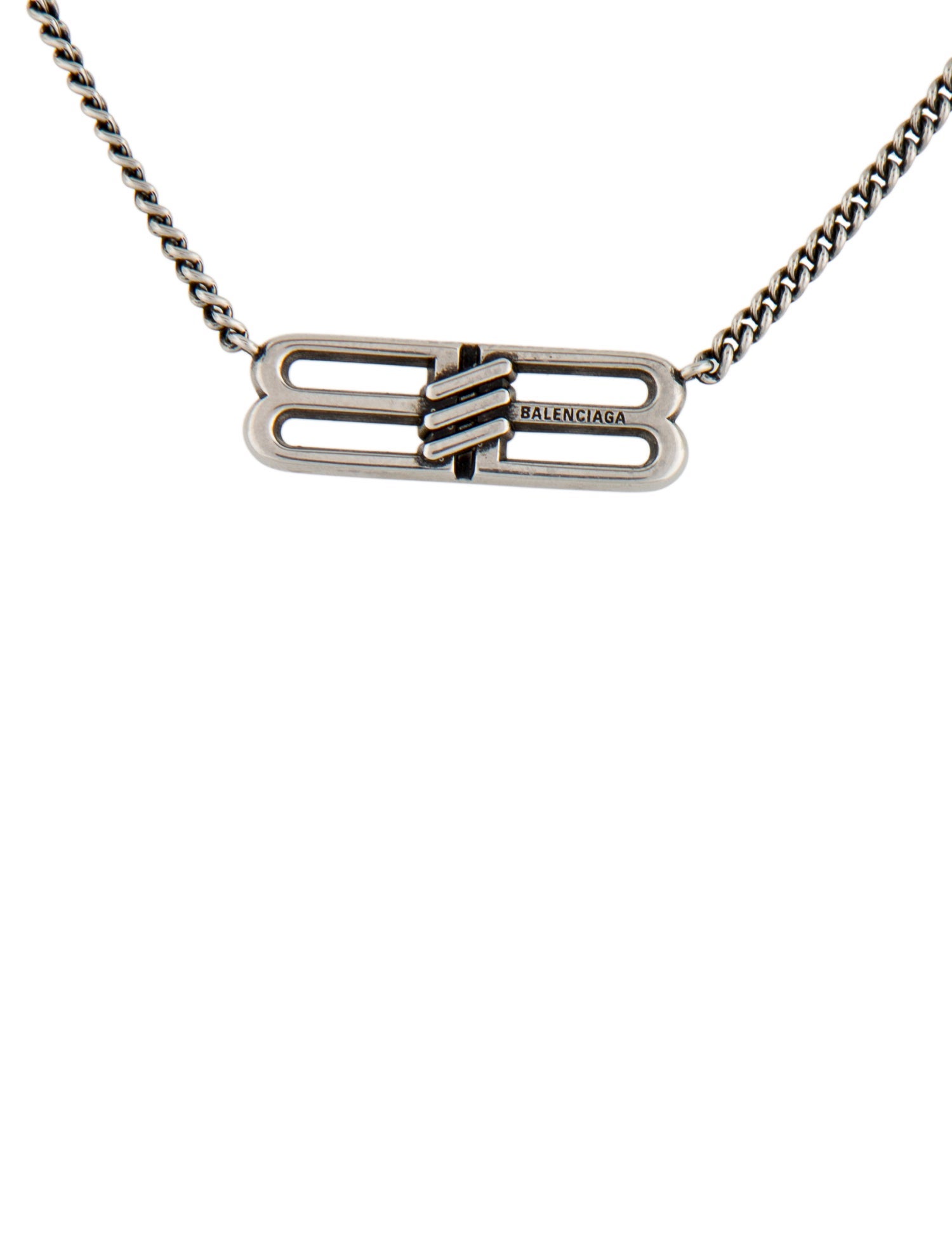 Balenciaga BB Icon Pendant Necklace