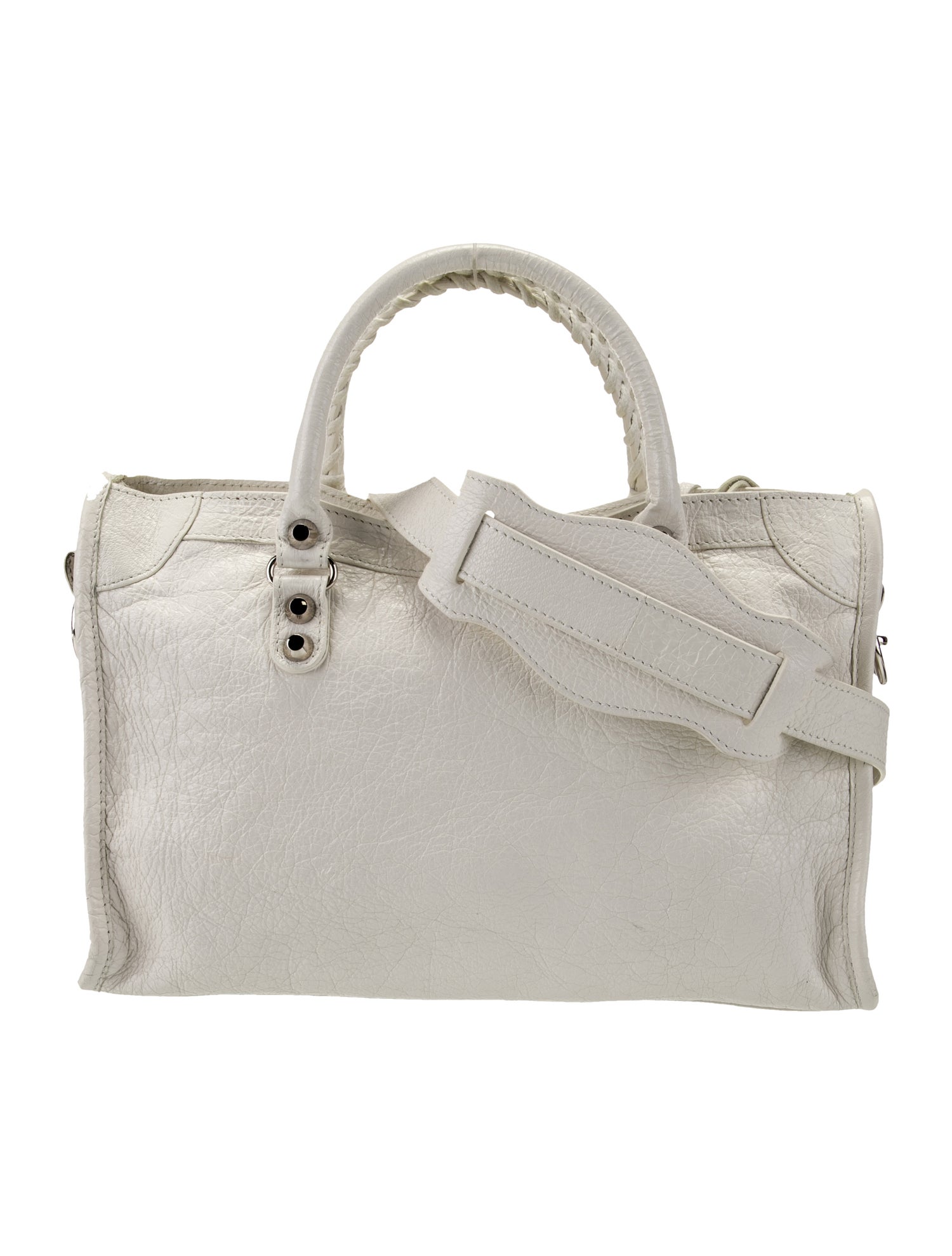 Balenciaga Leather Motocross Classic City Small