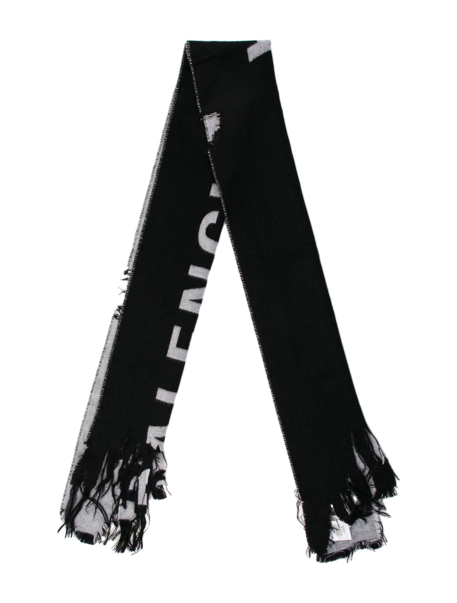 Balenciaga Wool Printed Scarf