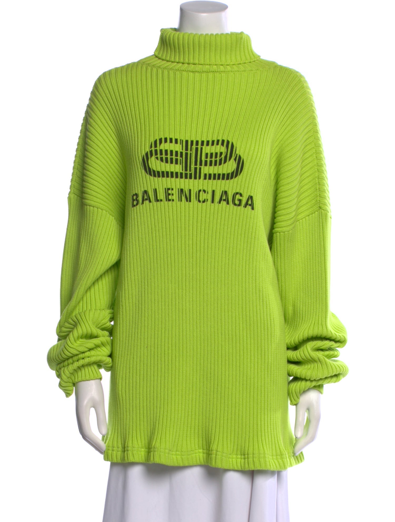 Balenciaga 2019 BB Logo Oversize Sweater