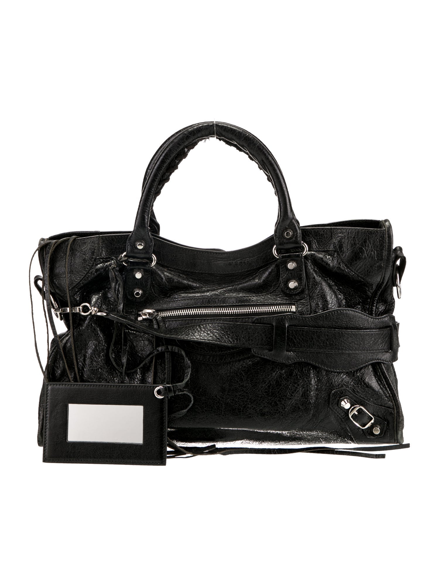 Balenciaga Leather Motocross Classic City