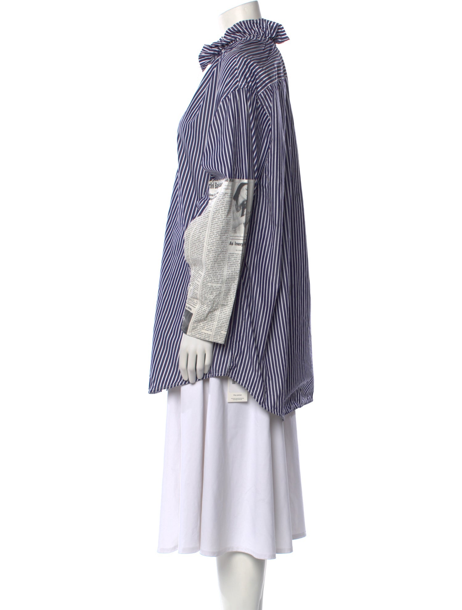 Balenciaga 2018 Striped Tunic