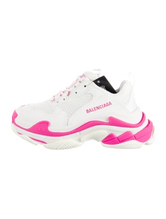 Balenciaga Triple S 'White Pink' Chunky Sneakers