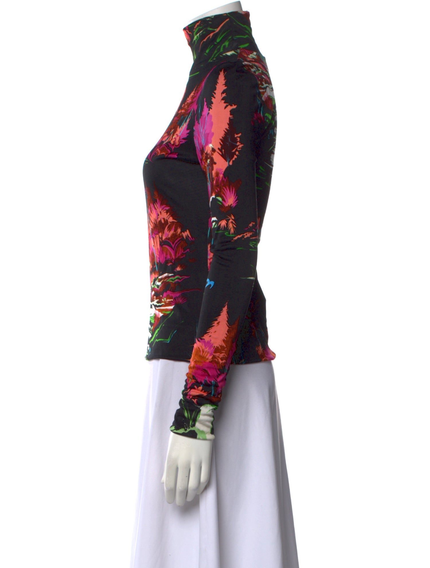 Balenciaga 2014 Printed Top