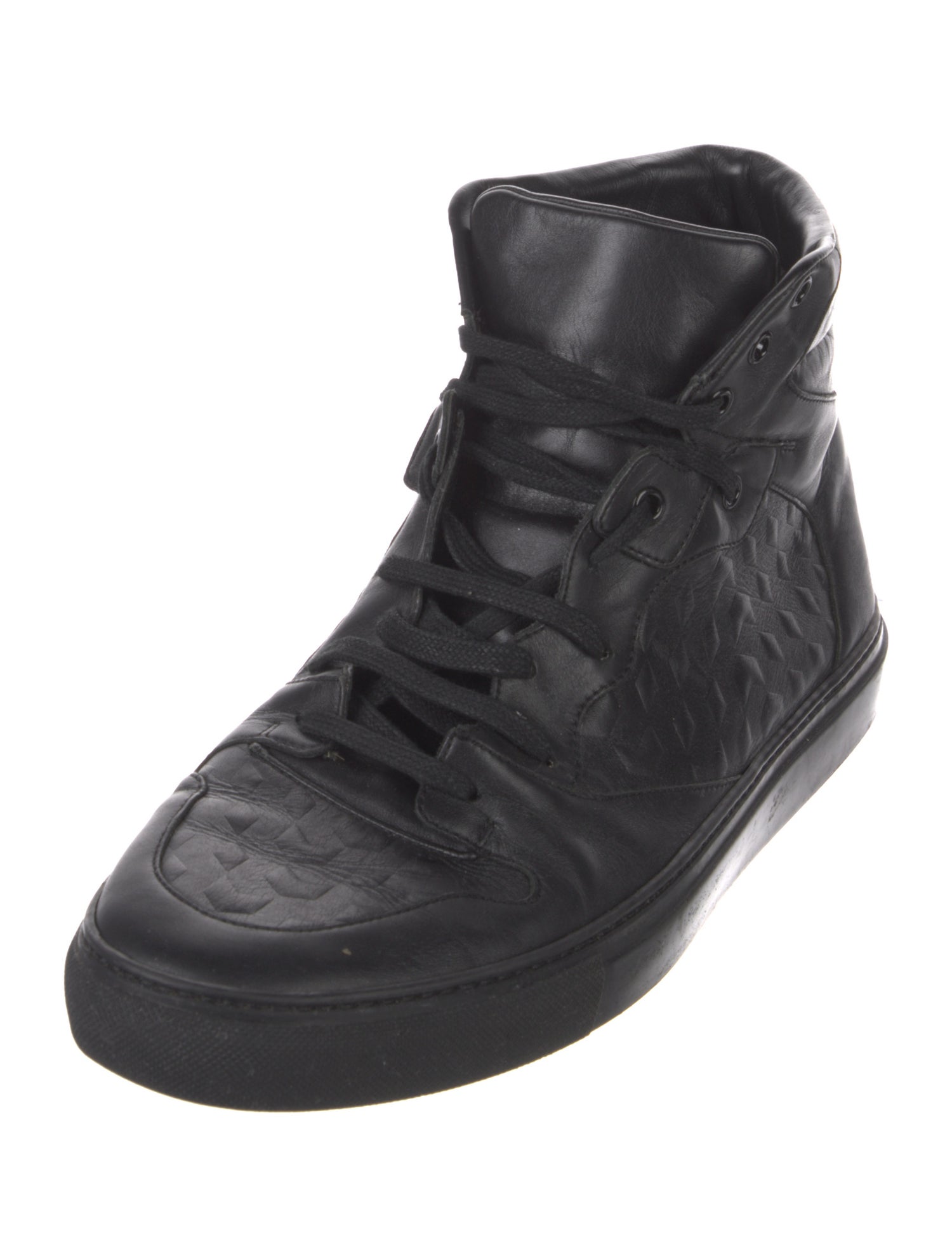 Balenciaga Leather Printed Sneakers