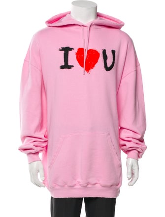 Balenciaga 2020 Graphic Print Hoodie