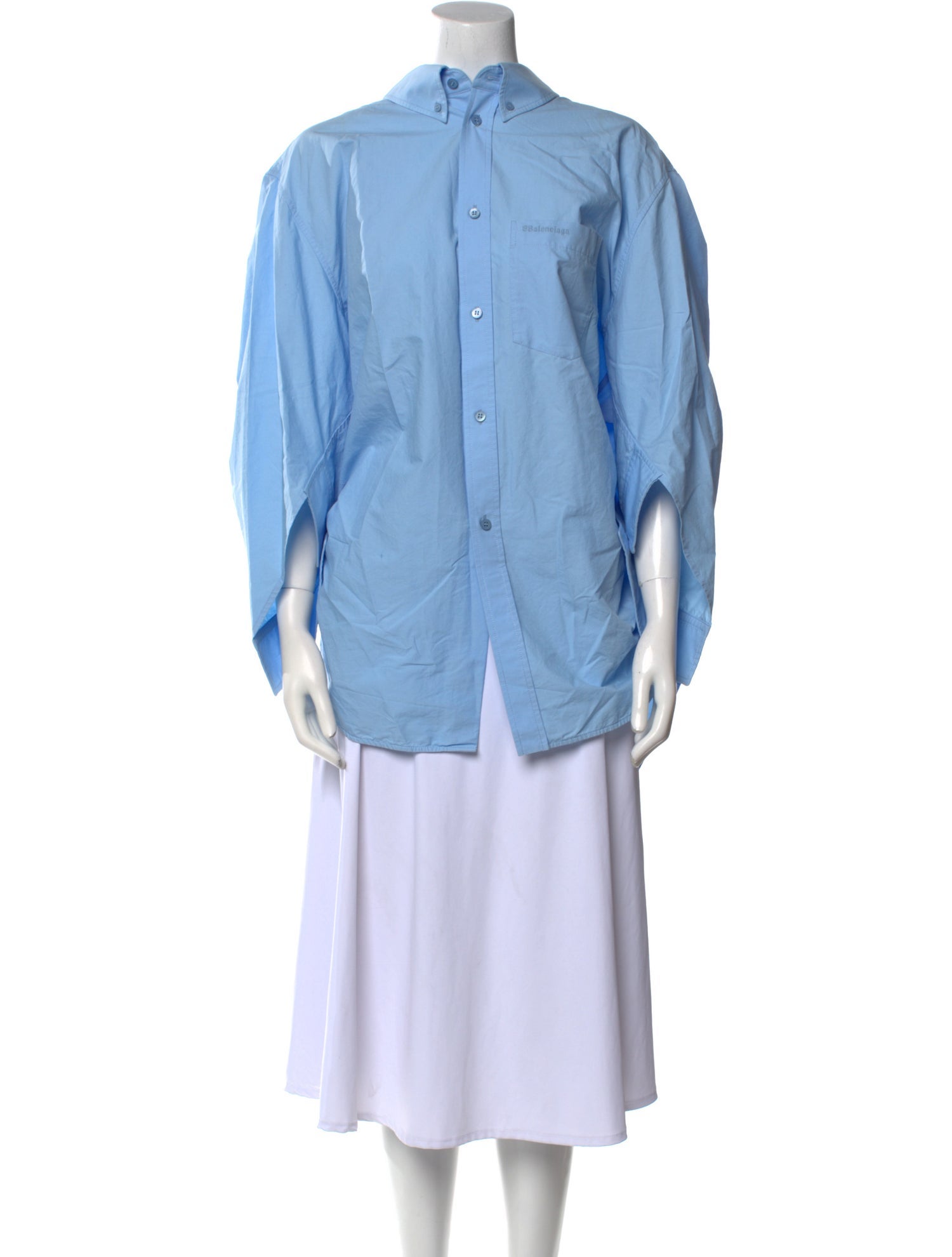 Balenciaga 2022 Mock Neck Tunic