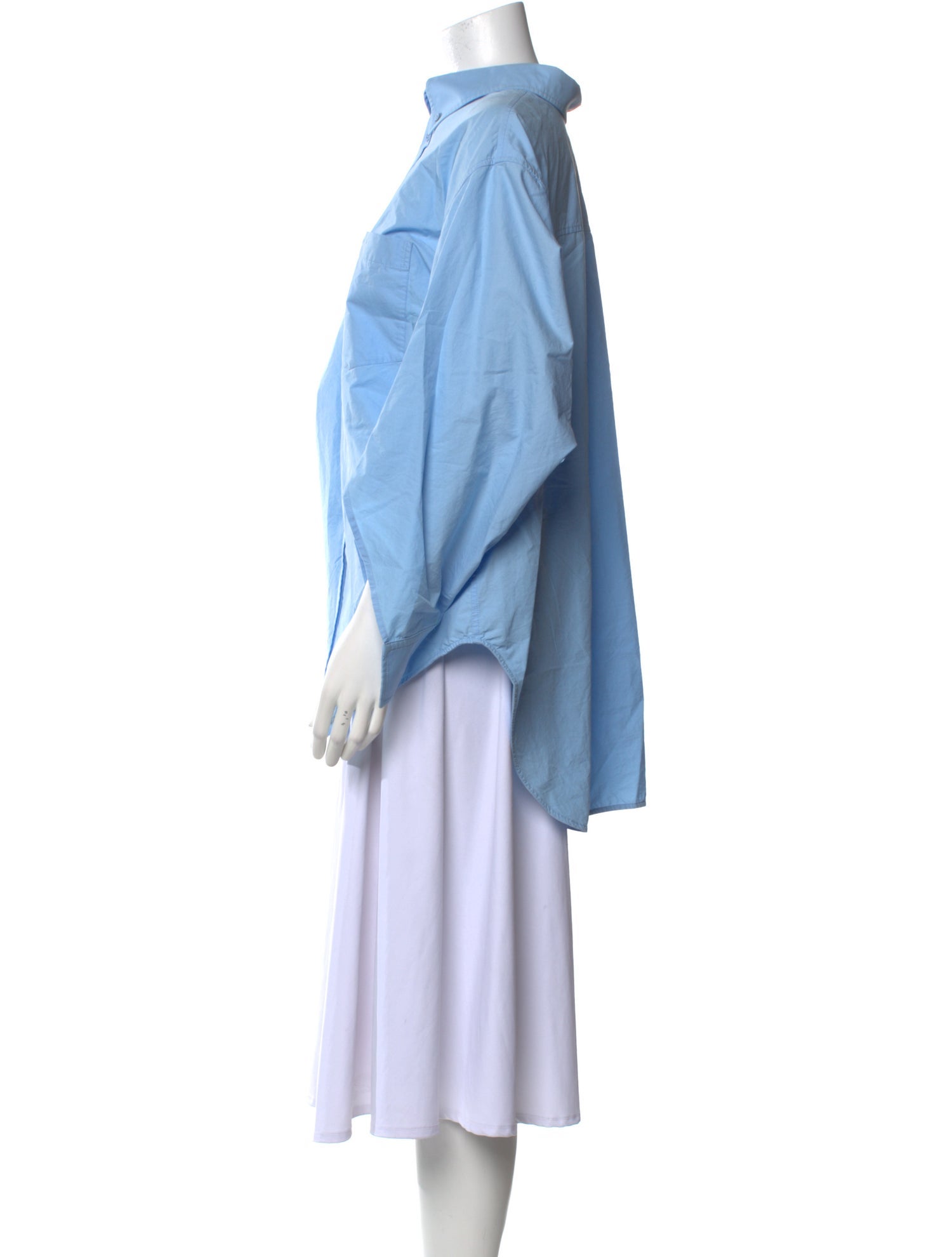 Balenciaga 2022 Mock Neck Tunic