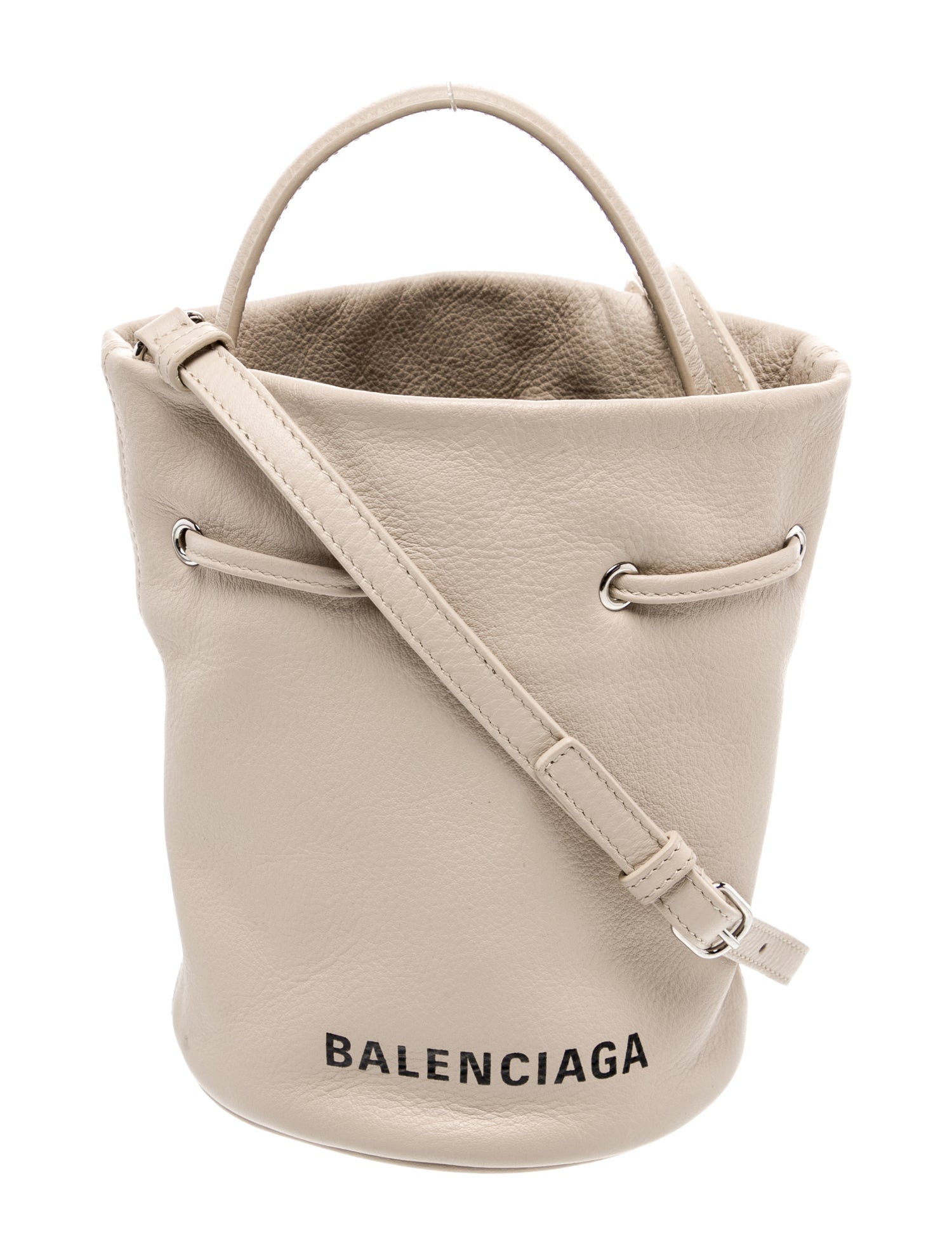 Balenciaga Leather Bucket Bag