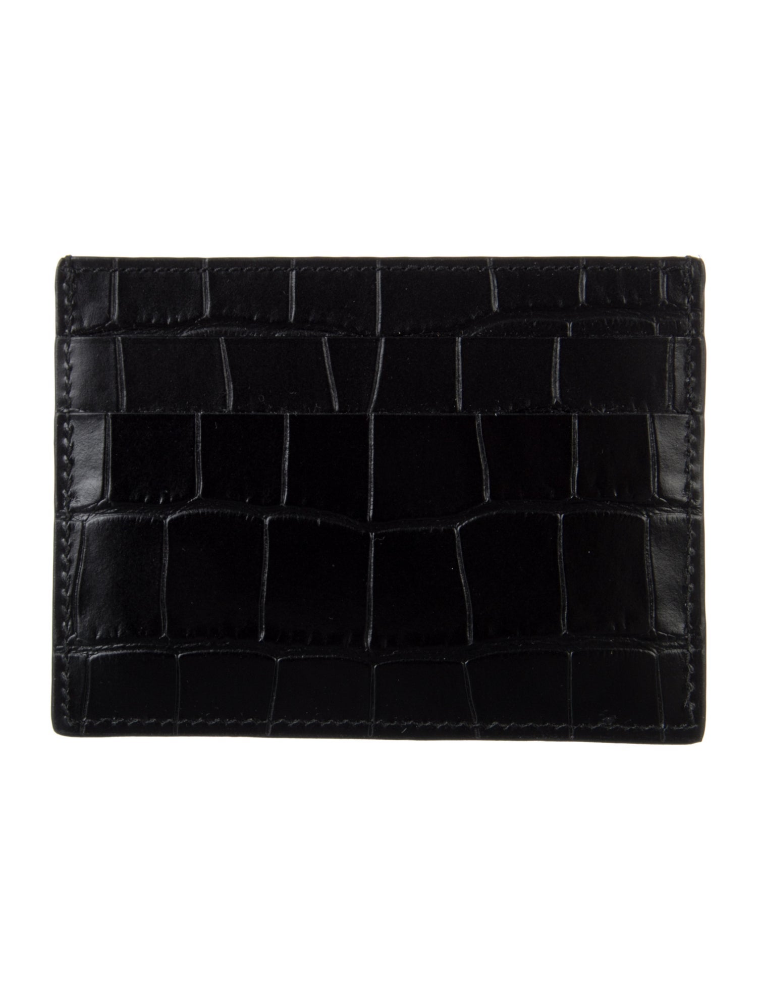 Balenciaga 2022 Embossed Leather Card Holder