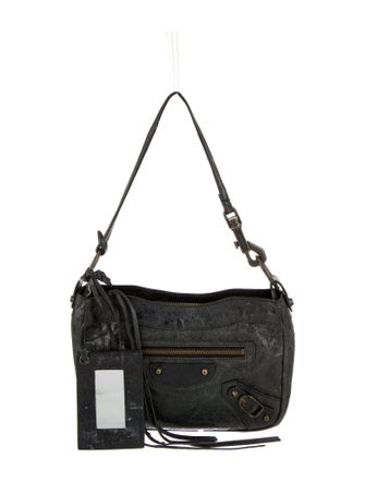 Balenciaga Leather motocross hip