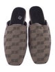 Balenciaga Monogram Pattern Canvas Mules