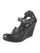 Balenciaga Leather Studded Accents Sandals