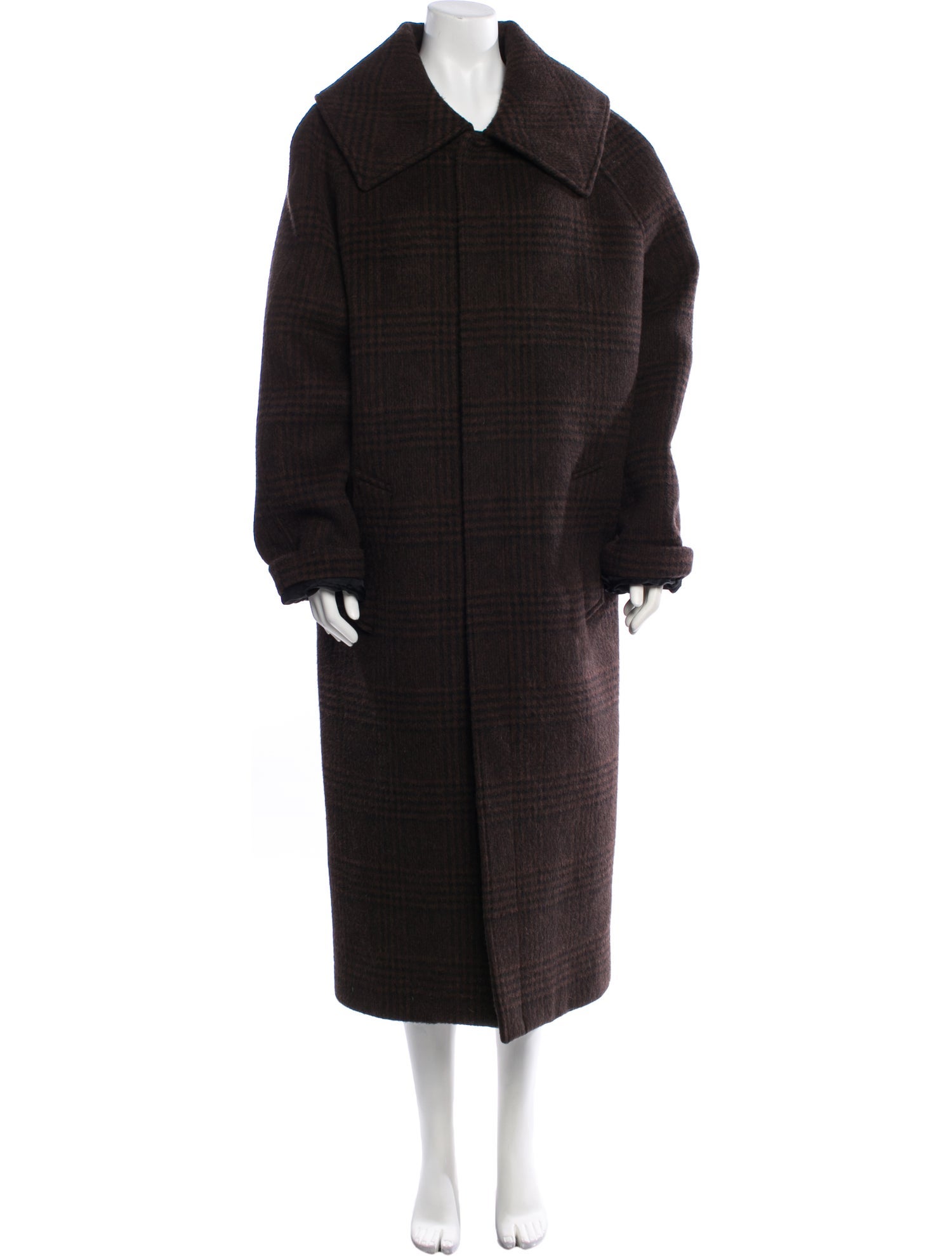 Balenciaga 2019 Wool Faux Fur Coat