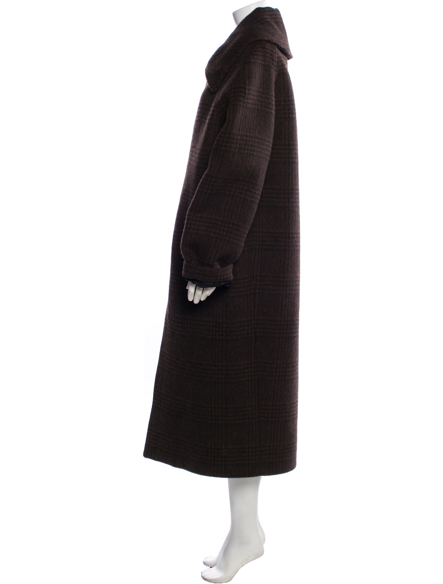 Balenciaga 2019 Wool Faux Fur Coat