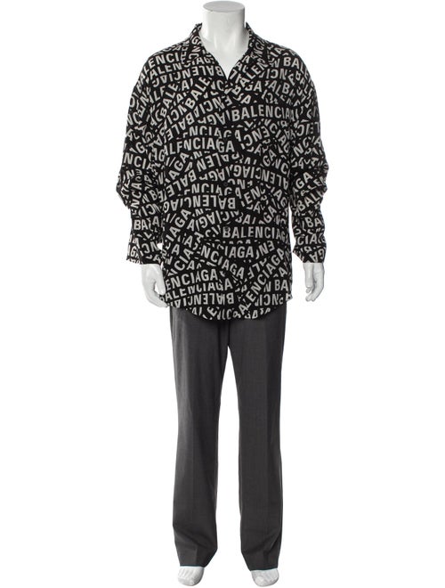 Balenciaga 2023 Printed Lounge Top