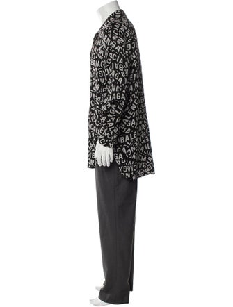 Balenciaga 2023 Printed Lounge Top