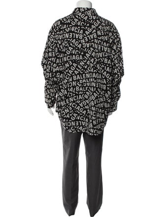 Balenciaga 2023 Printed Lounge Top