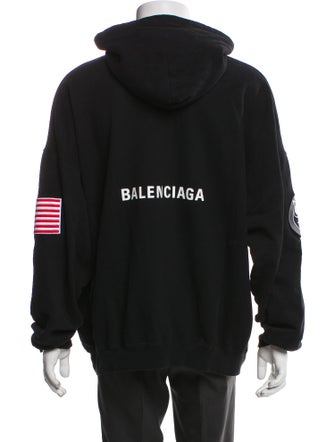 Balenciaga 2021 Graphic Print Hoodie