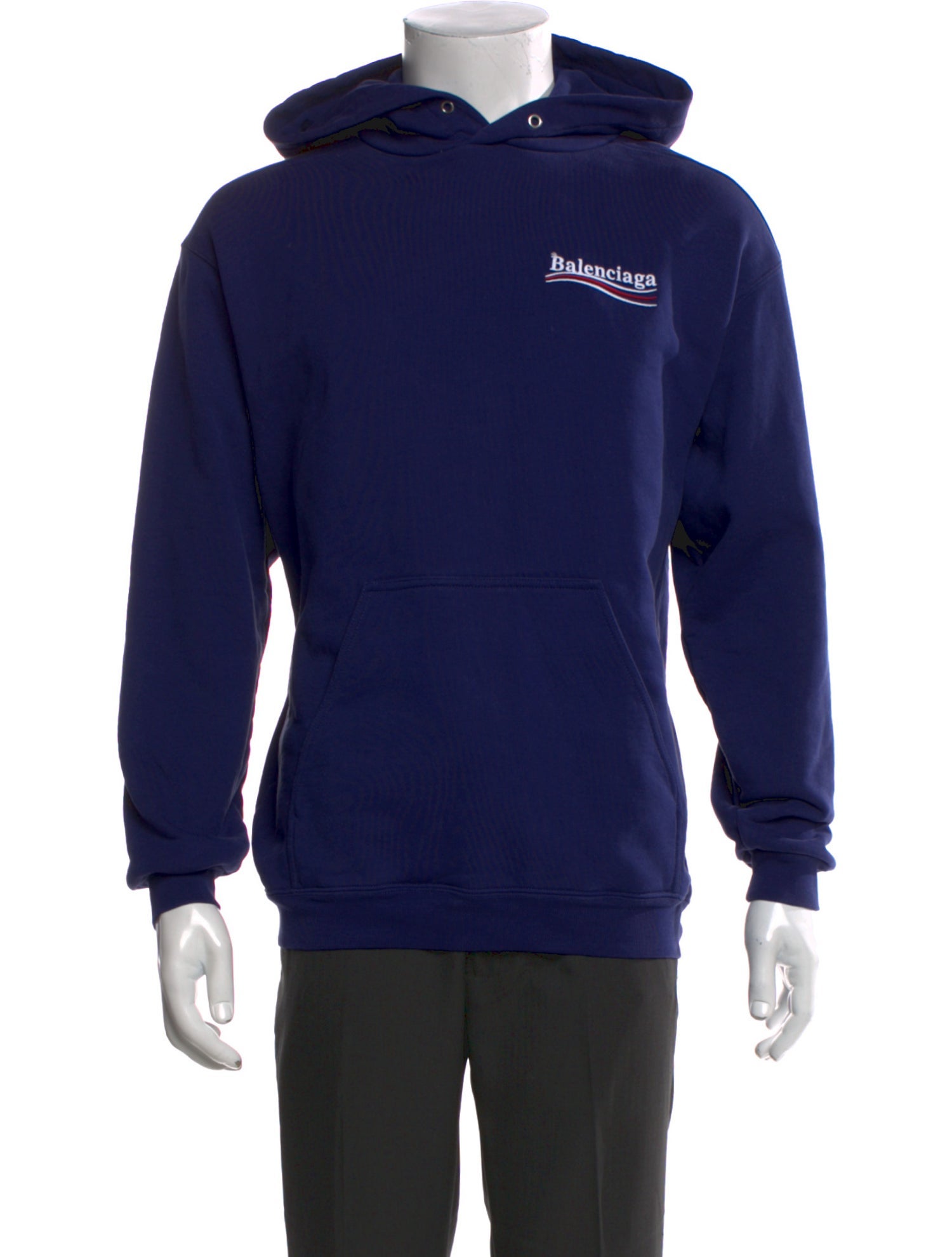 Balenciaga 2021 X Political Campaign Logo Hoodie