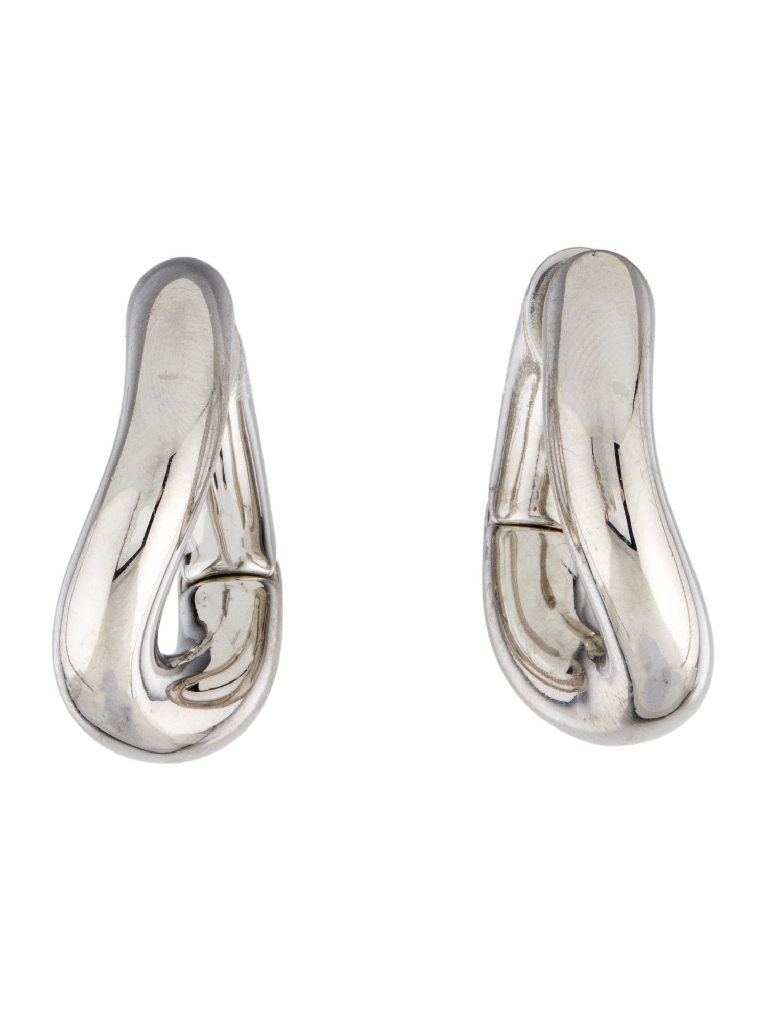 Balenciaga Loop Hoop Earrings