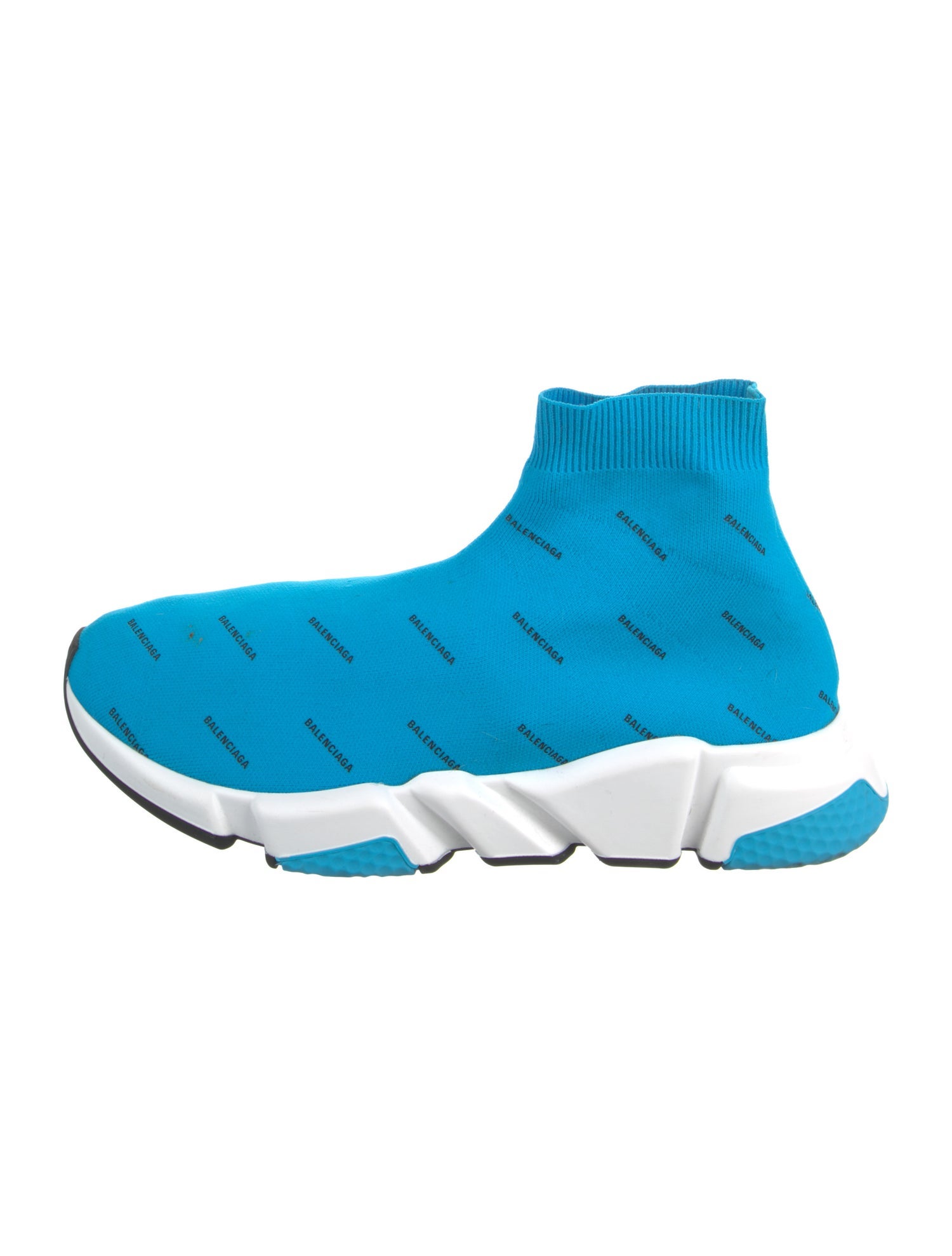 Balenciaga Speed Trainer 'All Over Logo' Sock Sneakers