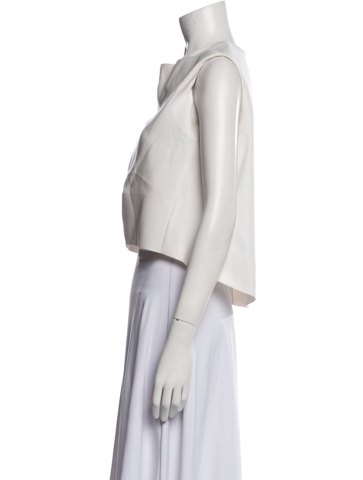 Balenciaga 2013 Cowl Neck Crop Top