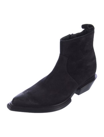 Balenciaga Suede Western Boots