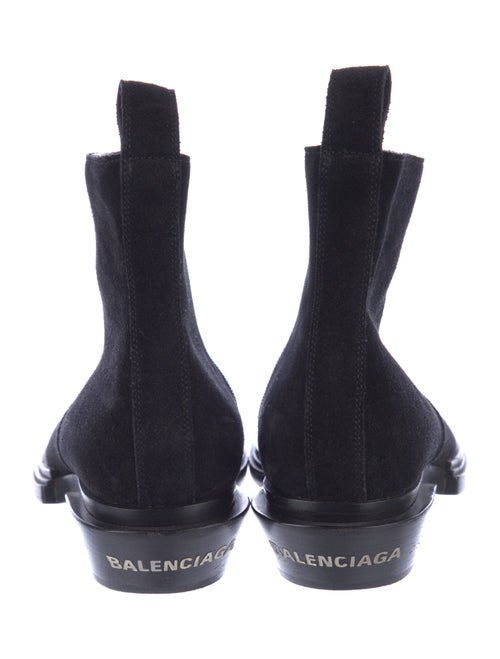 Balenciaga Suede Western Boots