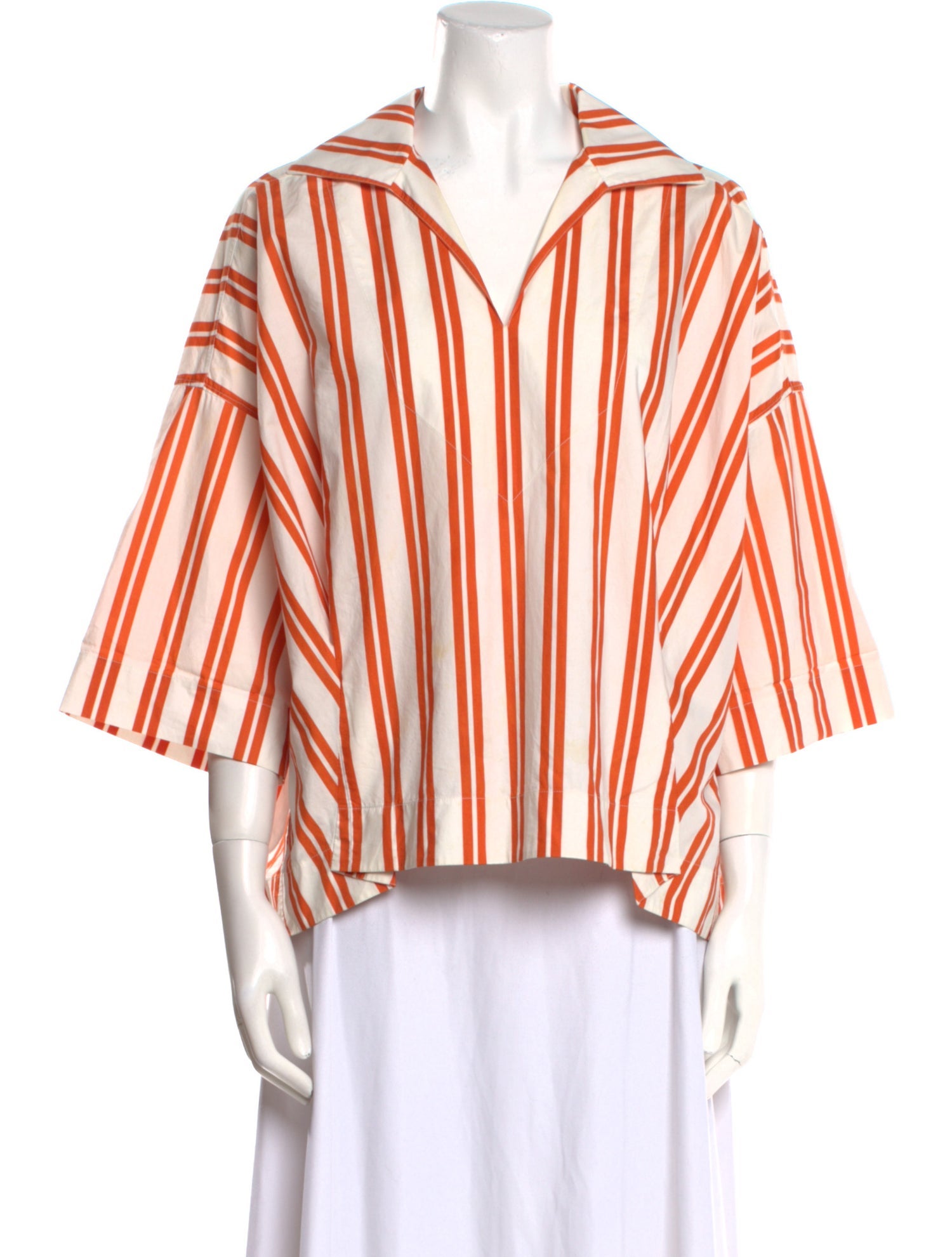 Balenciaga 2016 Striped Blouse