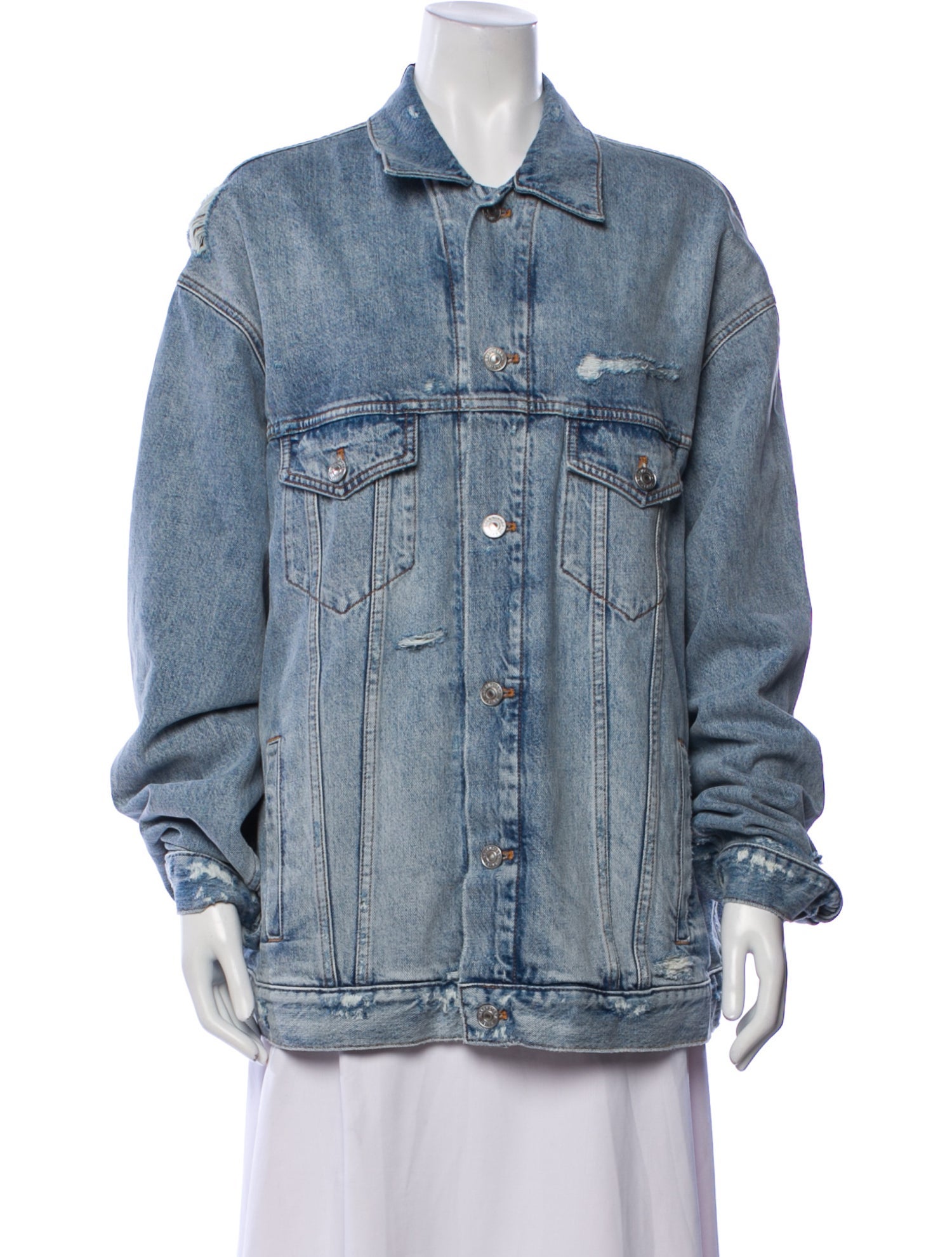 Balenciaga 2021 Unifit Denim Jacket w/ Tags