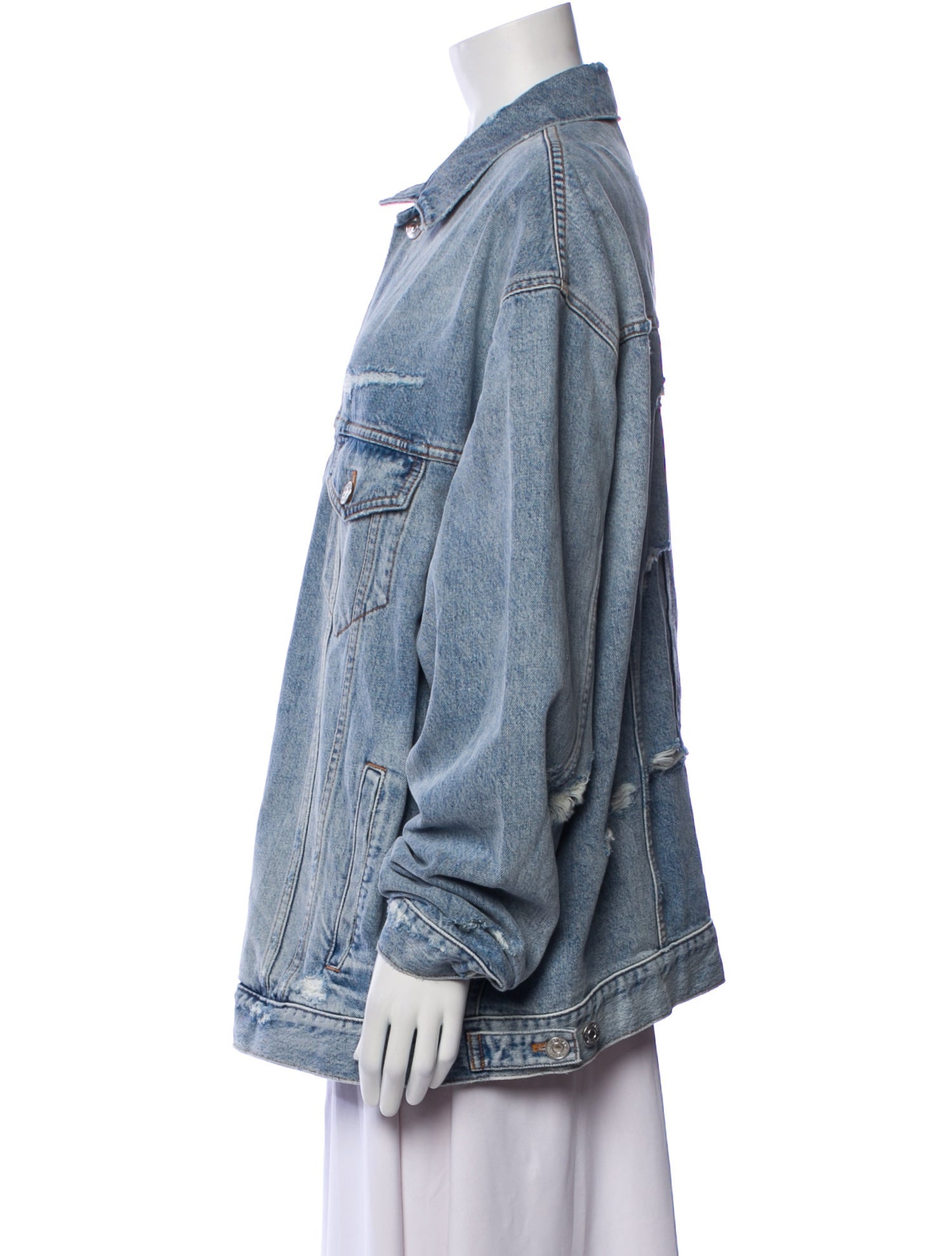 Balenciaga 2021 Unifit Denim Jacket w/ Tags